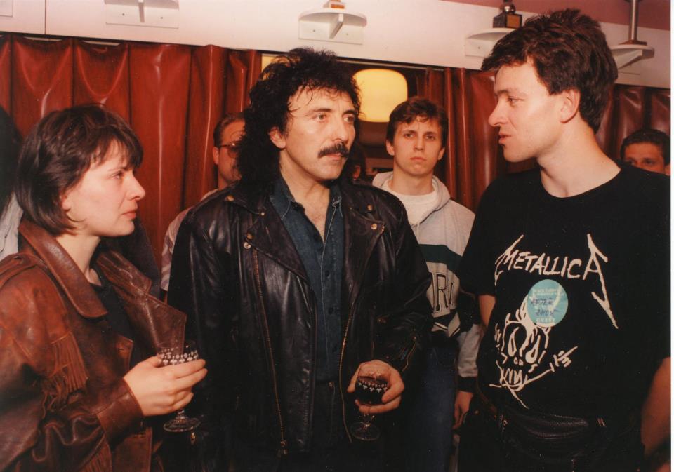 Tony at meet and greet with fans in Prague 